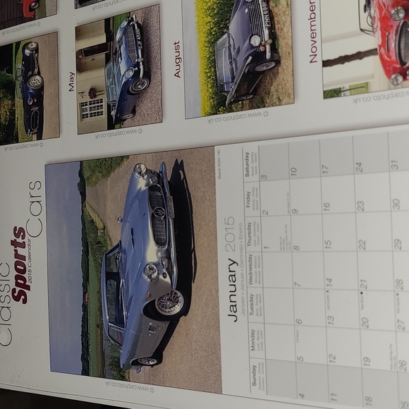 Vintage Sport classic car calendar 2015 - Picture 3 of 4